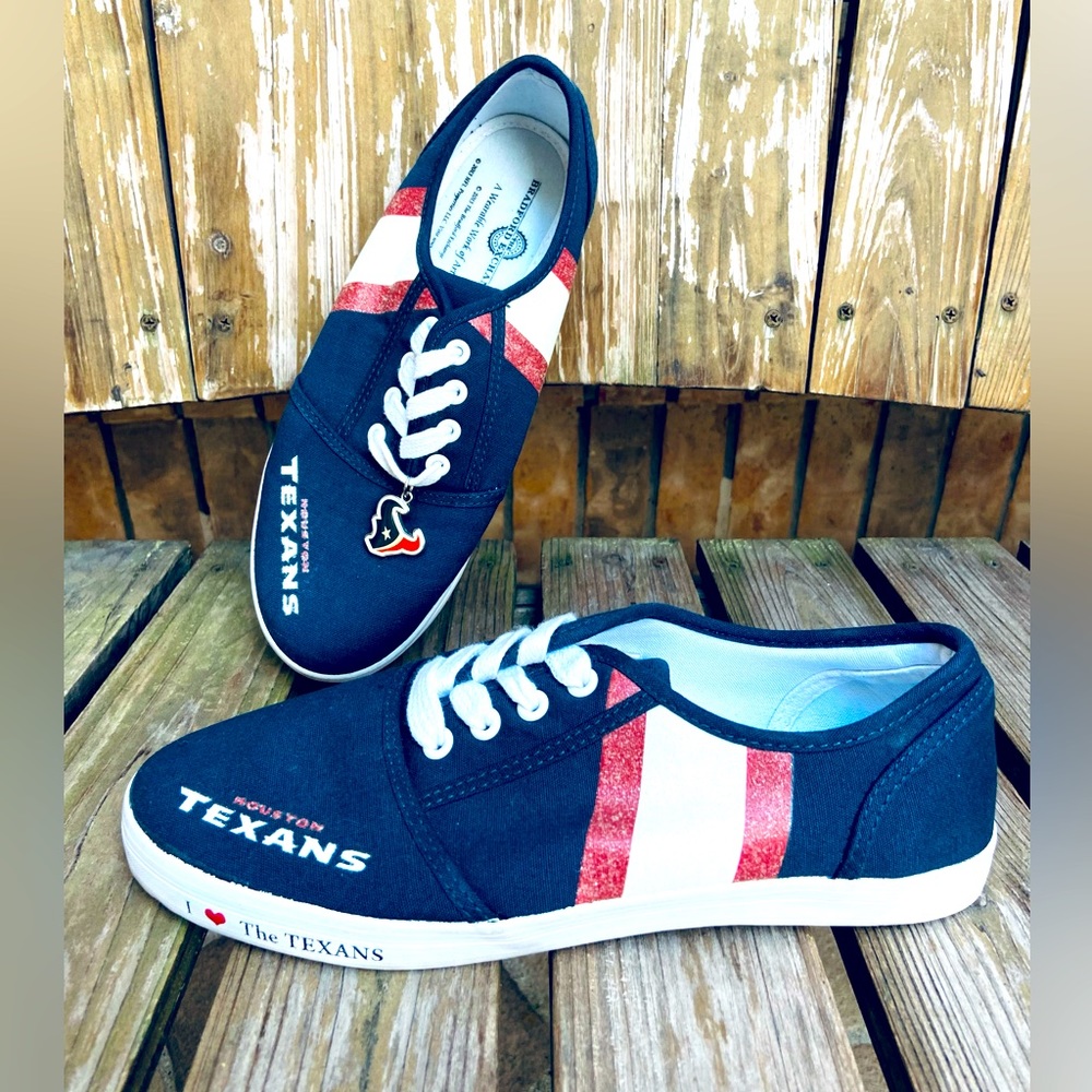 The Bradford 2013 NFL Exchange TEXANS Athletic Shoe’s /Size 9.5/ Texans Charm